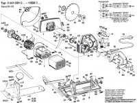 Bosch 0 601 554 011 ---- Circular hand saw Spare Parts